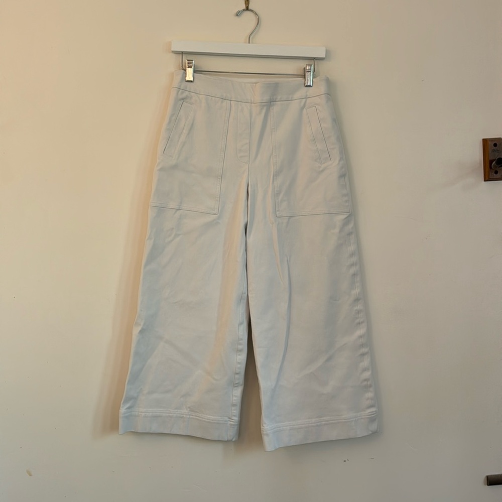 Spanx Wide leg stretch twill, size medium